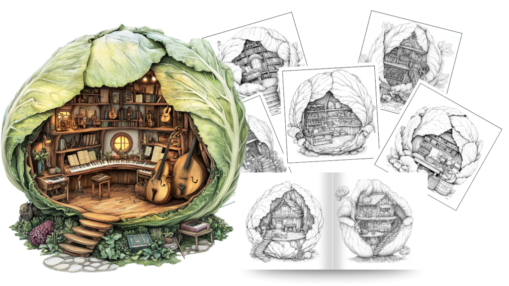 Mystic Cabbage - Coloring Pages (PLR) Review