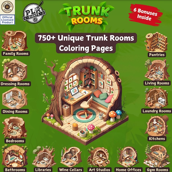 TrunkRooms - (PLR) Coloring Pack Review
