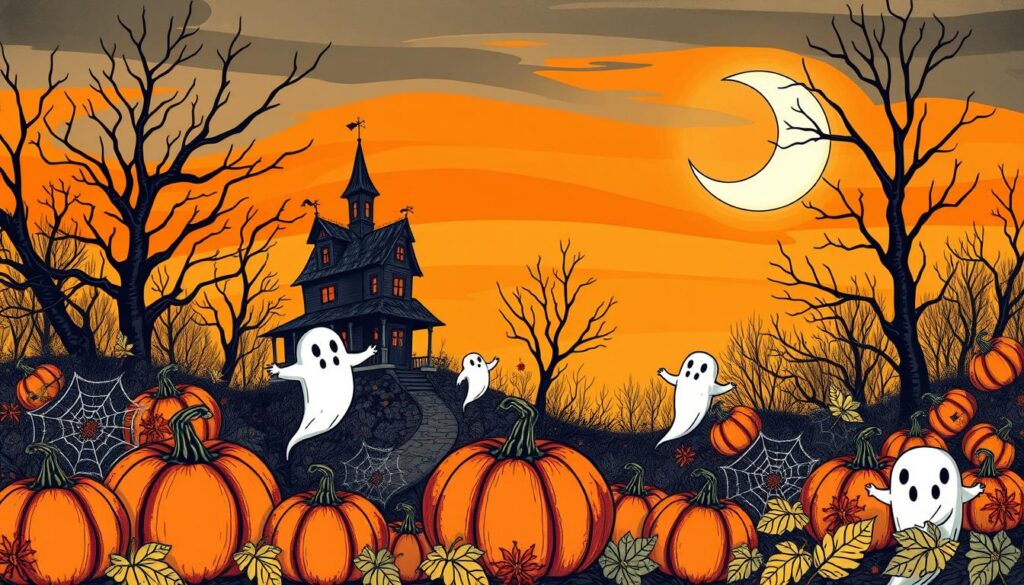 halloween coloring page and book cover review