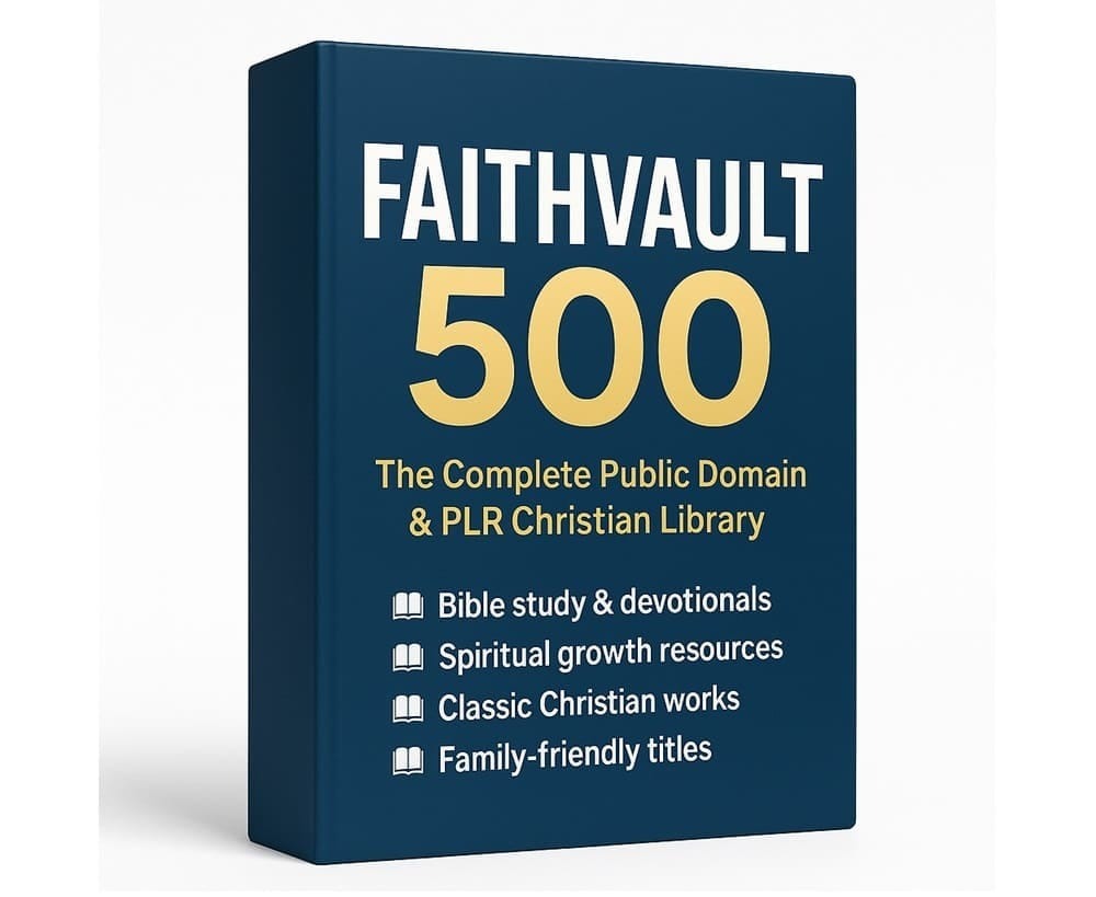 FaithVault 500 W/ Unrestricted PLR Review: Worth It 2026